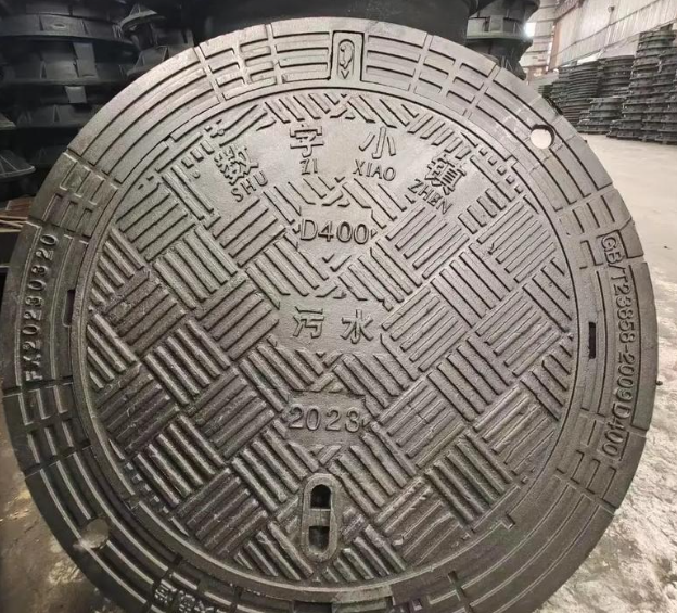 左云球墨铸铁防沉降井盖展示